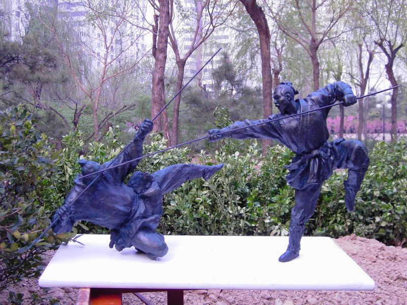 柴府花园情景雕塑