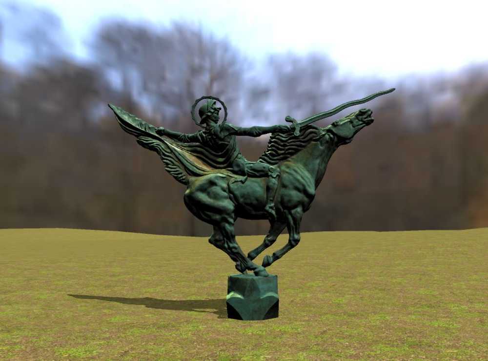 西方古典雕塑虚拟展推介系列-骑马的希腊女战神